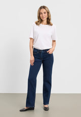Marple Straight - Medium Length - Dark Blue Denim