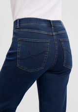 Marple Straight - Medium Length - Dark Blue Denim