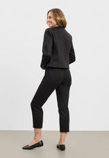 Melody Classic Jacket LS - Black Bloom Print