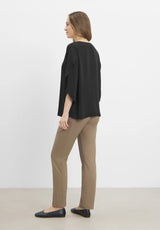 Nadine Blouse 3/4 sleeves - Black