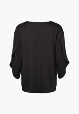 Nadine Blouse 3/4 sleeves - Black