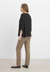 Nadine Blouse 3/4 sleeves - Black