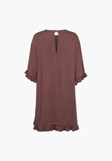 Nova Dress SS - Dark Plum