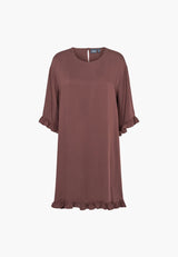 Nova Dress SS - Dark Plum