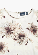 Nova Dress SS - Bloom Plum Print