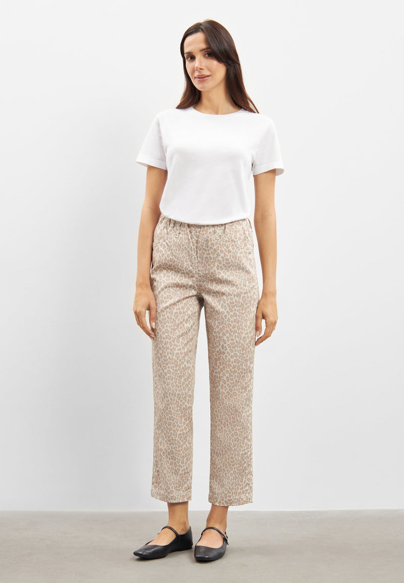 Patricia Pure Regular Crop - Birch Leopard