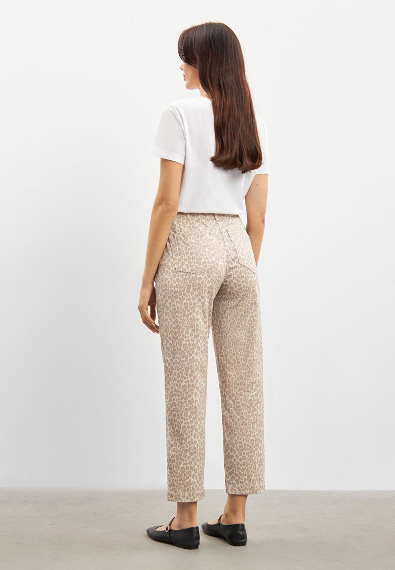 Patricia Pure Regular Crop - Birch Leopard