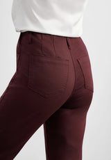 Patricia Regular - Cropped - Dark Plum