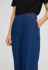 Phoebe Loose Cropped - Medium Blue Denim