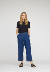 Phoebe Loose Cropped - Medium Blue Denim