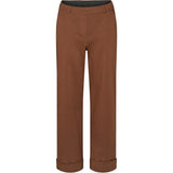 Phoebe Turn-Up Loose - Medium Length - Downtown Brown