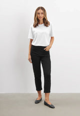 Piper Pure Regular - Cropped - Black Denim
