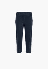 Piper Pure Regular Sametti - Cropped - Navy