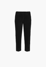 Piper Pure Regular Sametti - Cropped - Black