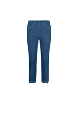 Piper Regular Cropped - Blue Denim