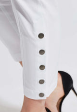 Polly Regular Crop - White
