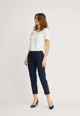 Polly Regular Crop - Navy