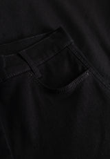 Serene 5-pocket Loose - Medium Length - Black