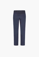 Serene 5-pocket Regular - Medium Length - Dark Blue Denim