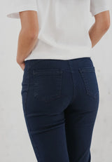 Serene 5-pocket Regular - Medium Length - Dark Blue Denim