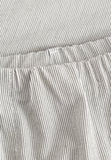 Simone Skirt - 62 cm. - White pinstripe