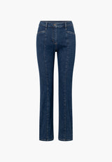 Slender Blanche Regular - Medium Length - Blue Denim