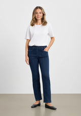 Slender Rouge Regular - Short Length - Dark Blue Denim