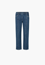 Slender Rouge Regular - Short Length - Blue Denim