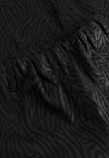 Taylor Regular - Short Length - Black Zebra Print