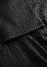 Taylor Regular - Short Length - Black Zebra Print