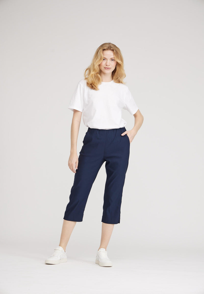 Taylor Regular Capri Medium Length - Navy