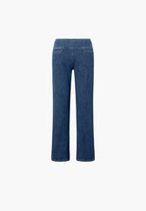 Thea Straight - Medium Length - Blue Denim