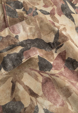 Thea Straight - Medium Length - Plum Botany Print