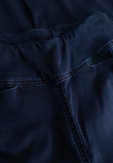 Thea Straight - Medium Length - Dark Blue Denim