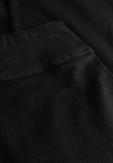 Thea Straight - Short Length - Black Denim