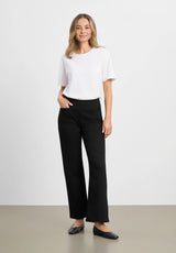 Thea Straight - Short Length - Black Denim