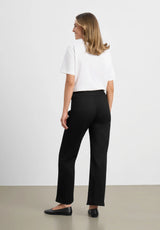 Thea Straight - Short Length - Black Denim