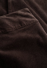 Thea Straight Sametti - Medium Length - Brown
