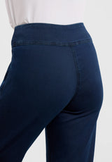 Thea Straight - Short Length - Dark Blue Denim