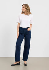 Thea Straight - Short Length - Dark Blue Denim