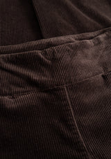 Thea Straight Sametti - Medium Length - Brown