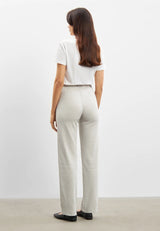 Tracy Straight - Medium Length - Grey Sand Jacquard