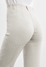 Tracy Straight - Medium Length - Grey Sand Jacquard