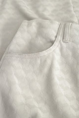 Tracy Straight - Medium Length - Grey Sand Jacquard