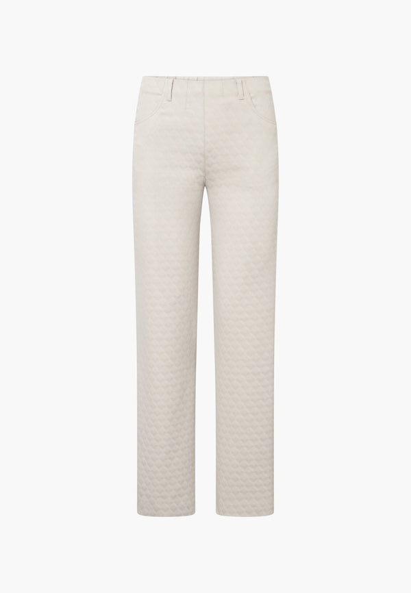 Tracy Straight - Medium Length - Grey Sand Jacquard