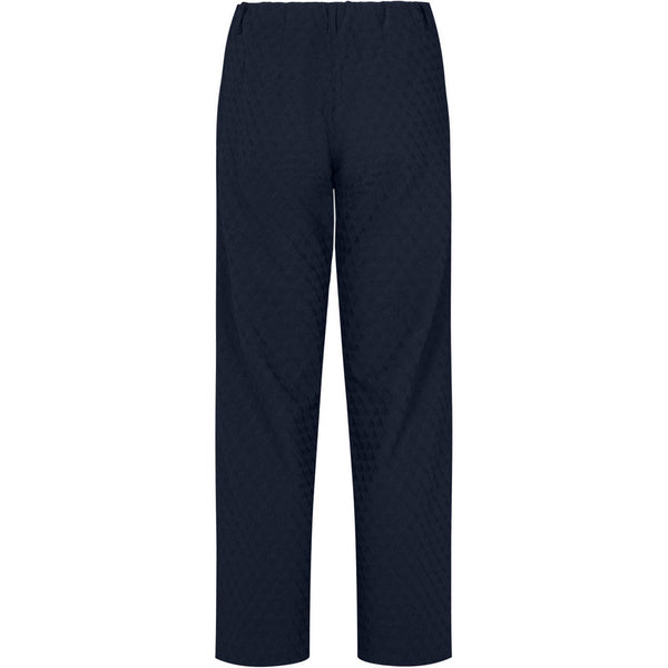 Tracy Straight - Medium Length - Navy Jacquard