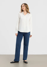 Valerie Shirt LS - White