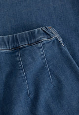 Zoya Flare Regular - Short Length - Blue Denim