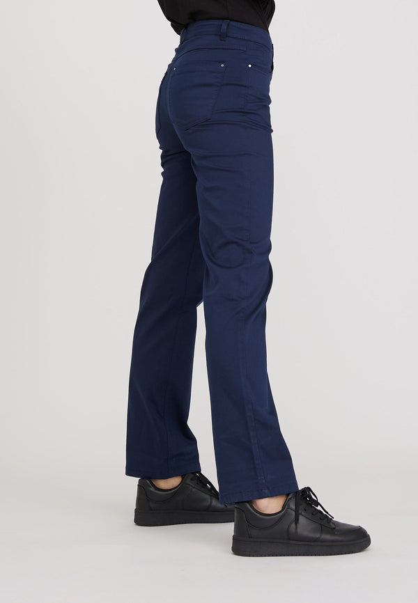 Amelia Straight - Medium Length - Navy