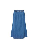 Asta Skirt - 80 cm - Washed Blue Denim